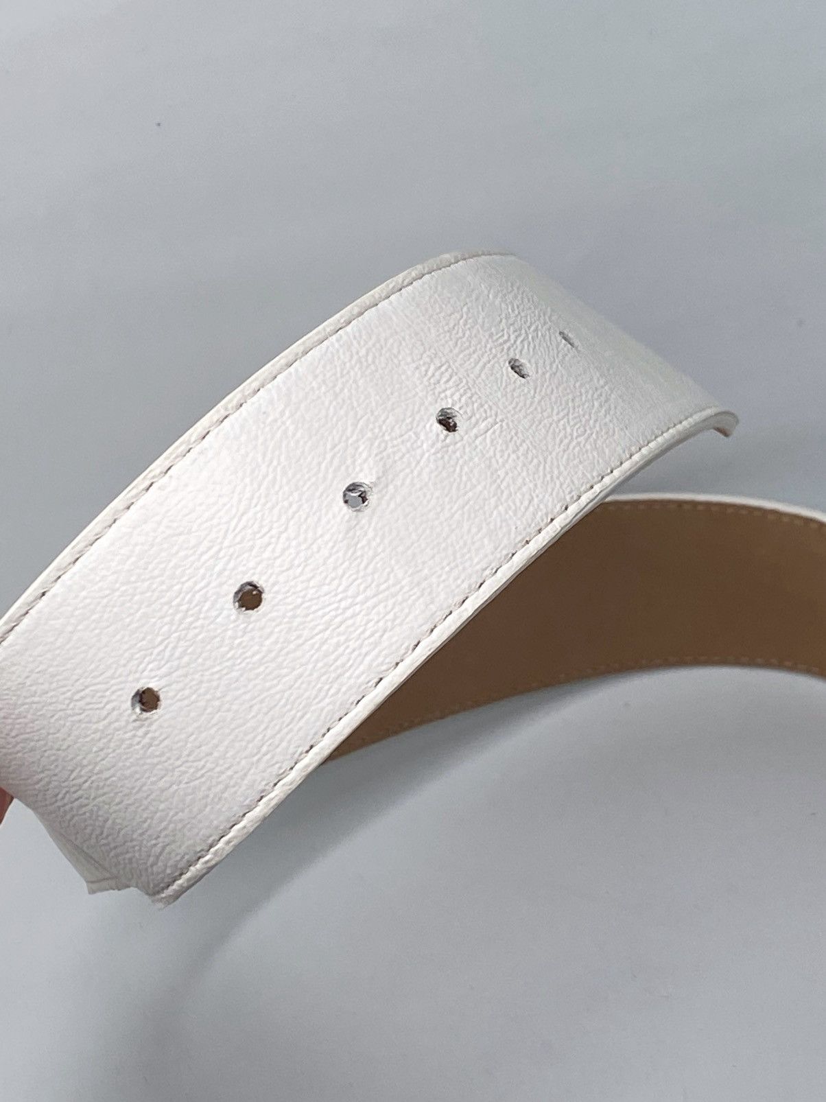 Other Sergio Hudson Square Buckle Wide Leather Belt size 12 Size ONE SIZE - 11 Thumbnail