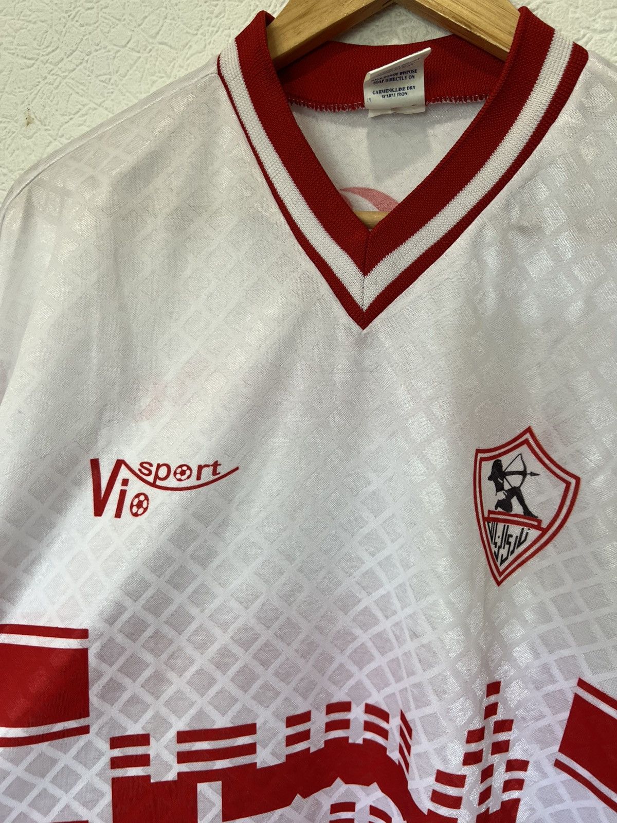 Vintage Zamalek Venecia 2001/2002 Home Kit Soccer Jersey Football Size US XL / EU 56 / 4 - 6 Thumbnail