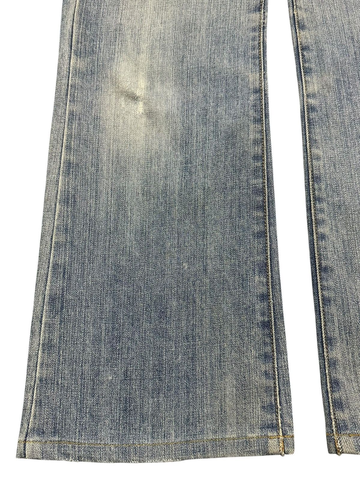 Uniqlo Vintage Japanese Uniqlo Faded Wash Whisker Wide Leg Flare Size US 27 - 7 Thumbnail