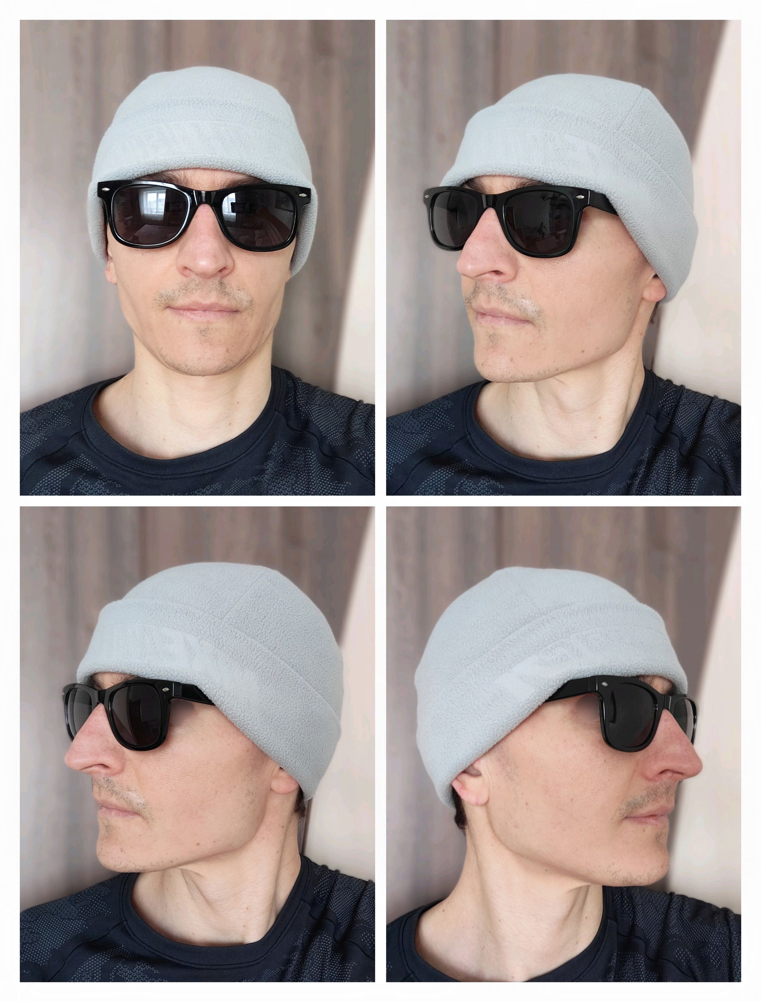 Nike Vintage Y2K Nike Athletic Reversible Fleece Beanie Hat Cap Size ONE SIZE - 4 Thumbnail
