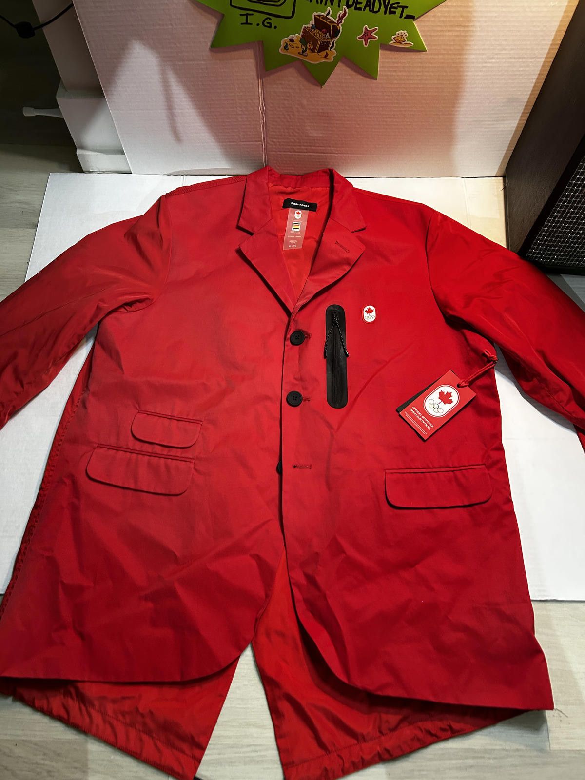Dsquared2 Dsquared2 Team Canada Olympic Jacket | Women’s XL | NWT | Size XL / US 12-14 / IT 48-50 - 1 Thumbnail