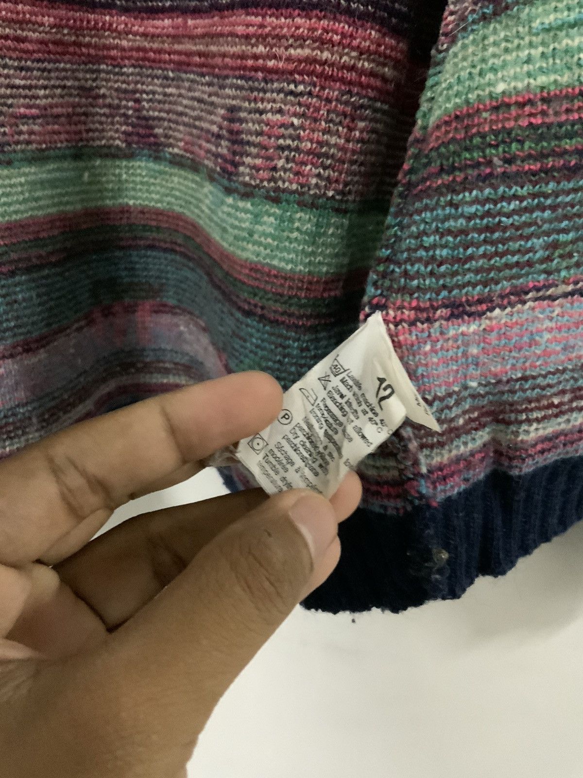If Six Was Nine Jacquard Paris Navajo / Serapi Knit Sweater Size US M / EU 48-50 / 2 - 9 Thumbnail