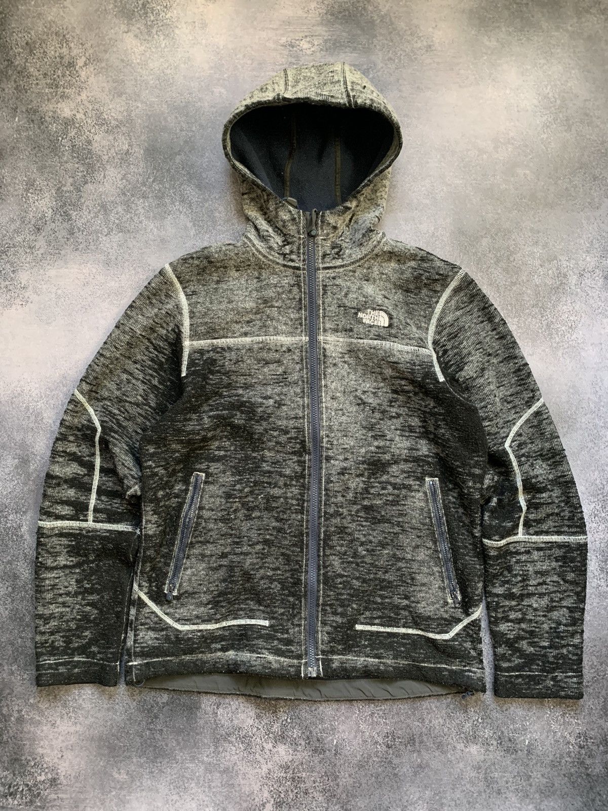 The North Face × Vintage The North Face zip fleece sherpa hoodie jacket vintage Size US M / EU 48-50 / 2 - 1 Thumbnail