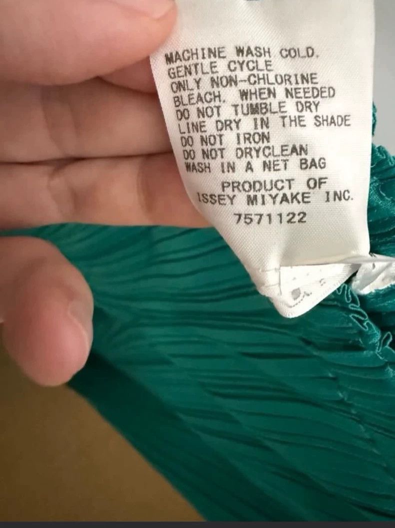 Issey Miyake Issey Miyake size:4 Green pleated vest top Size S / US 4 / IT 40 - 8 Thumbnail