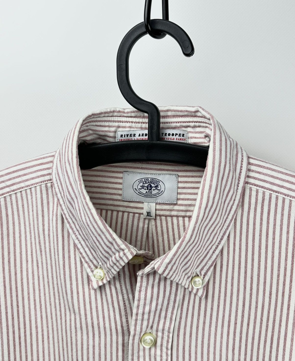 Bape Bathing Ape BAPE Striped Button Down Shirt Made in Japan Size US XL / EU 56 / 4 - 5 Thumbnail