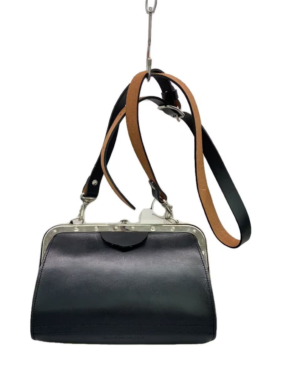 Comme Des Garcons Cowhide Leather Shoulder Bag in Black, Women's
