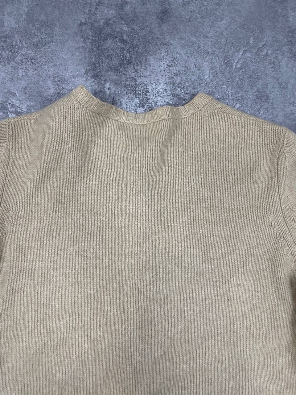 Brunello Cucinelli Brunello Cucinelli Women Wool Cardigan Beige Argyle Pattern Size M / US 6-8 / IT 42-44 - 10 Thumbnail