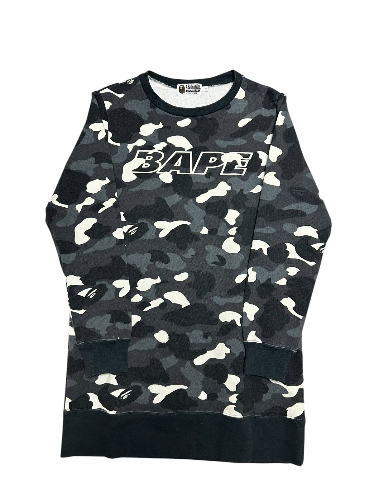 Bape Bape Spellout Crewneck Black Camo - Size Small Size US S / EU 44-46 / 1 - 1 Thumbnail