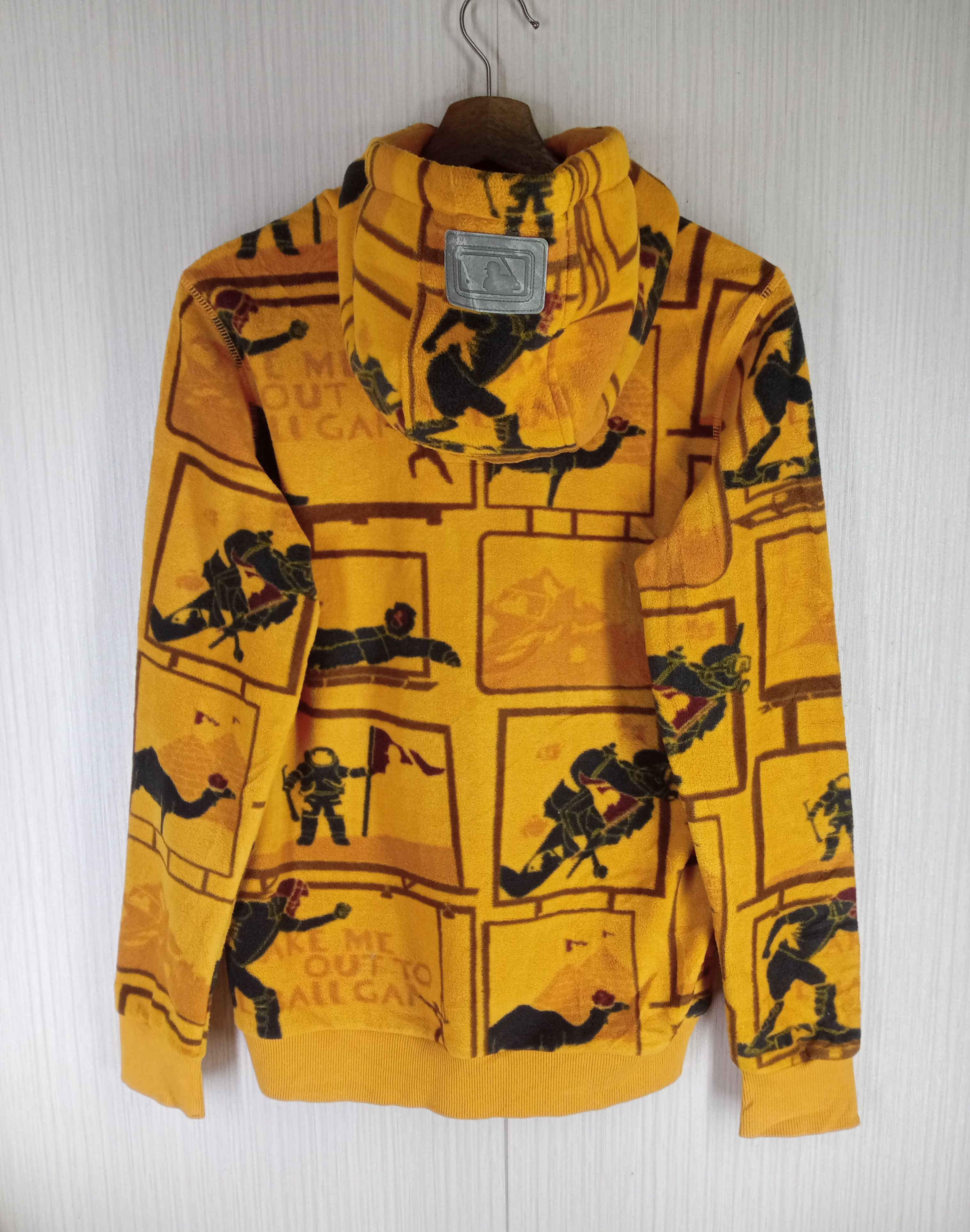 MLB Rare MLB Oakland Athletics A's Full print Hoodie Fleece Size US M / EU 48-50 / 2 - 2 Thumbnail