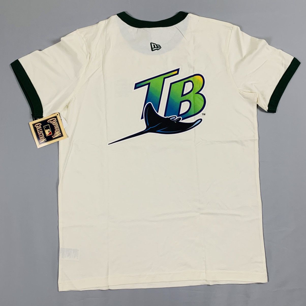 Eric Emanuel Eric Emanuel Cream Short Sleeve Tee Tampa Bay Rays Size US L / EU 52-54 / 3 - 1 Thumbnail