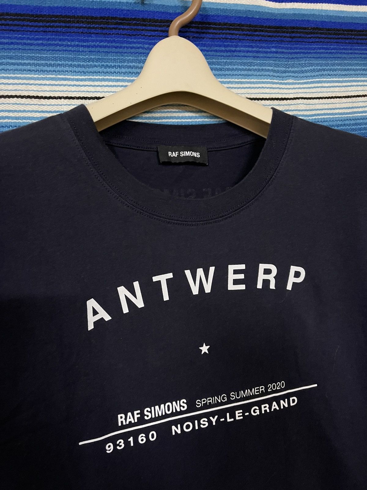Raf Simons SS20 RAF Simon Antwerp Tour T-shirt Size L Size US L / EU 52-54 / 3 - 9 Thumbnail