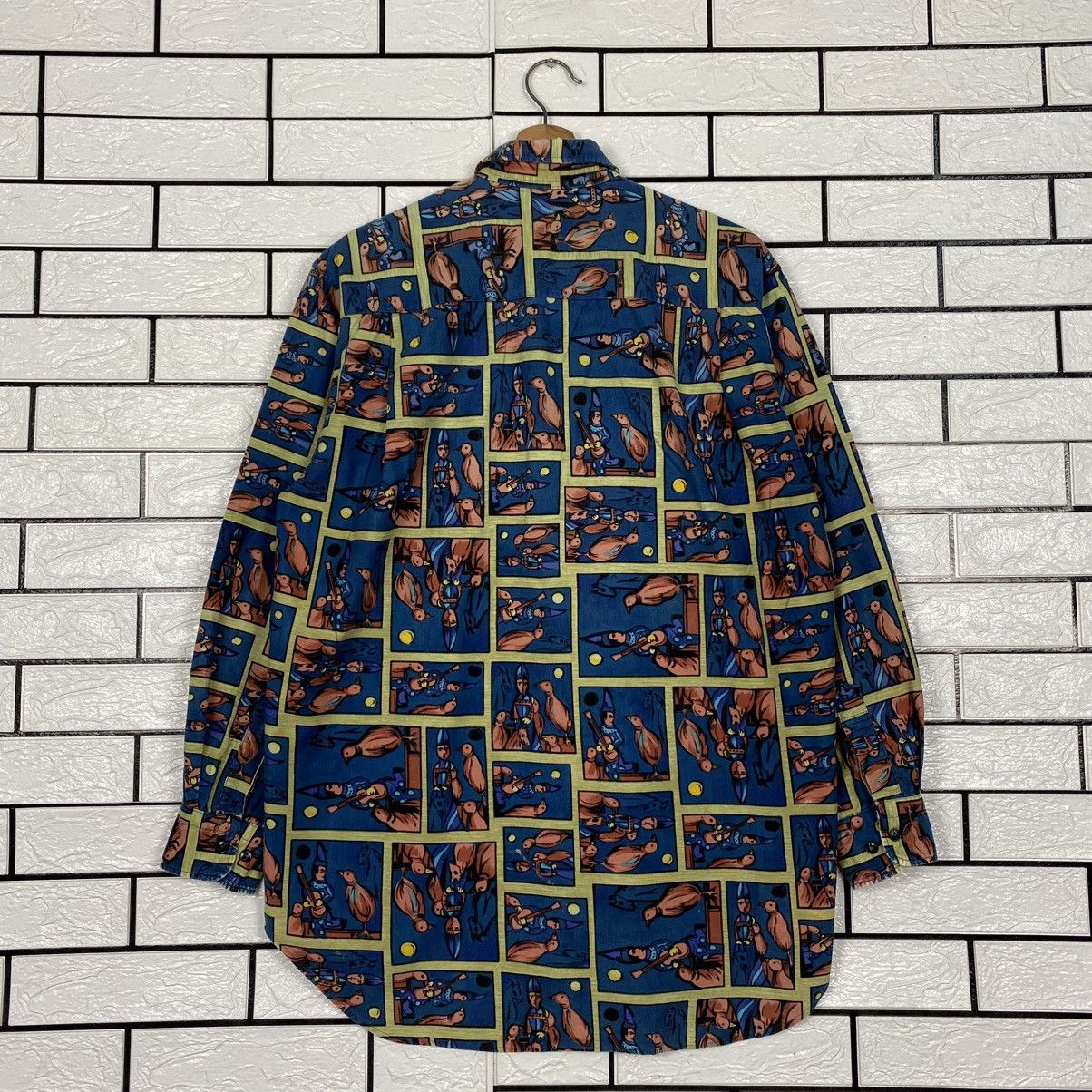 Japanese Brand Ideogram System of Emporium Button Navajo Shirt Jacket Size US M / EU 48-50 / 2 - 9 Thumbnail