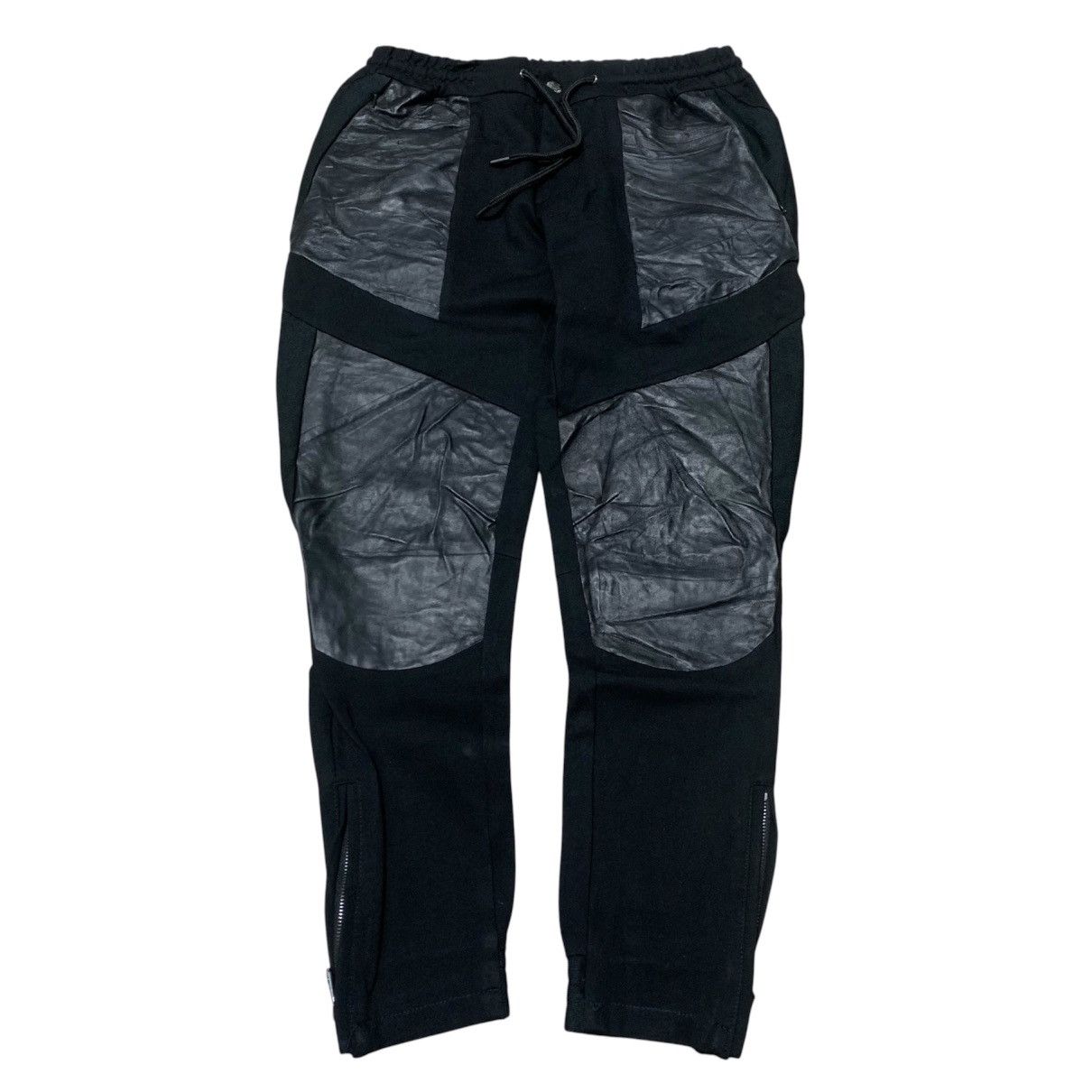 Japanese Brand 1piu1ugale3 Relax Jogger Pants Leather Number (N)ine Black Size US 30 / EU 46 - 1 Thumbnail