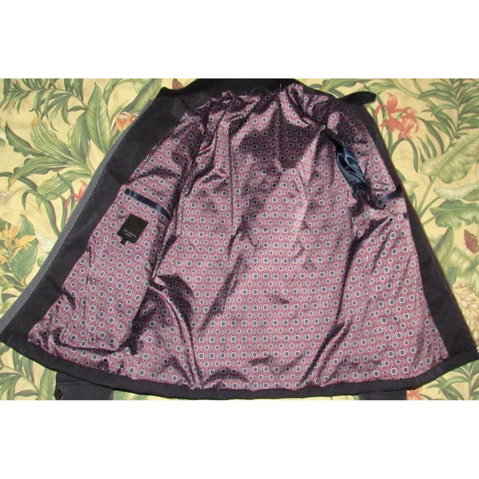 Ted Baker TED BAKER Waymoth Quilted Jacket Navy Blue 4 Men's Jacket Size US S / EU 44-46 / 1 - 4 Thumbnail