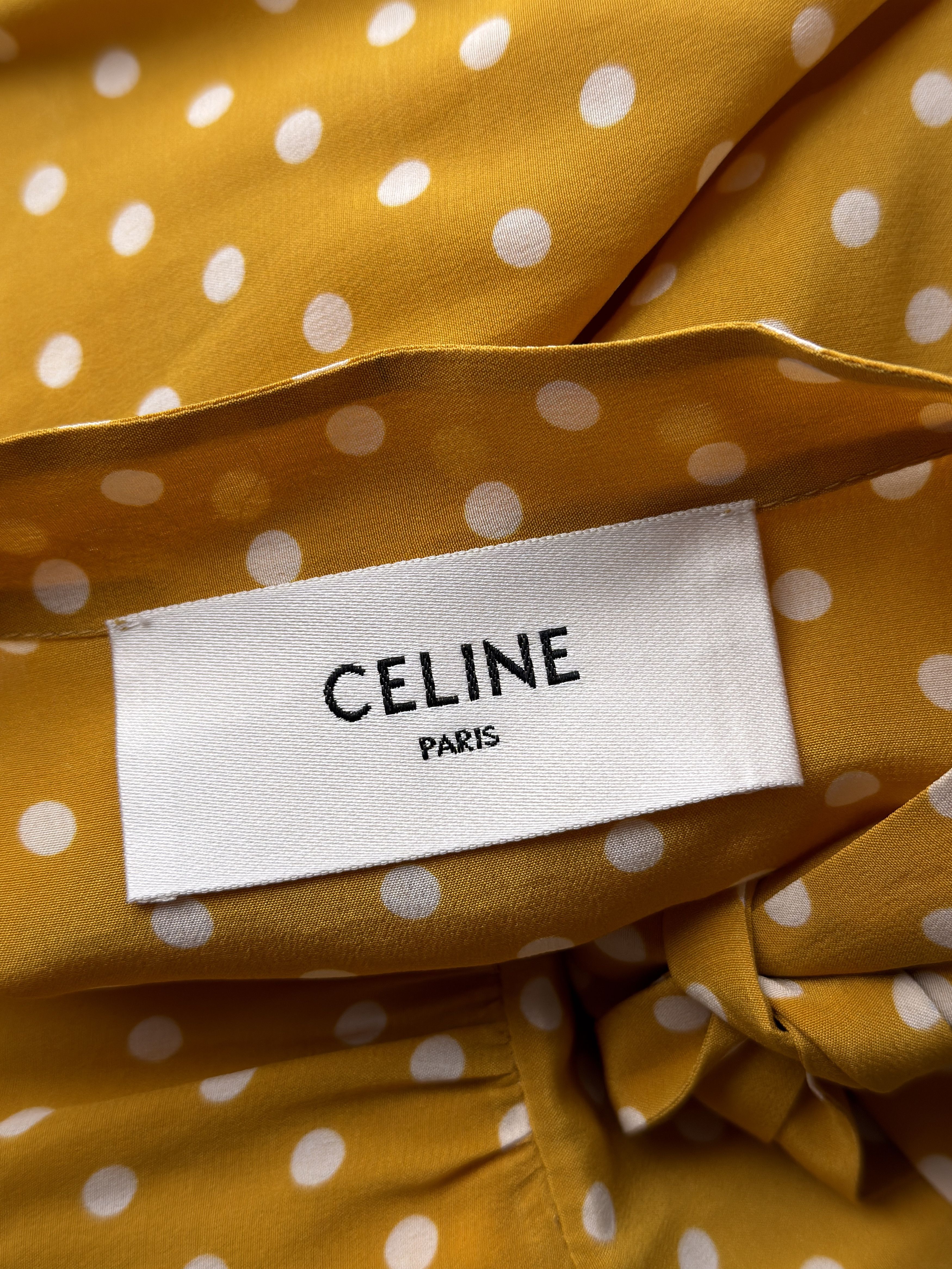 Celine Celine polka dot silk dress | sample Size S / US 4 / IT 40 - 8 Thumbnail