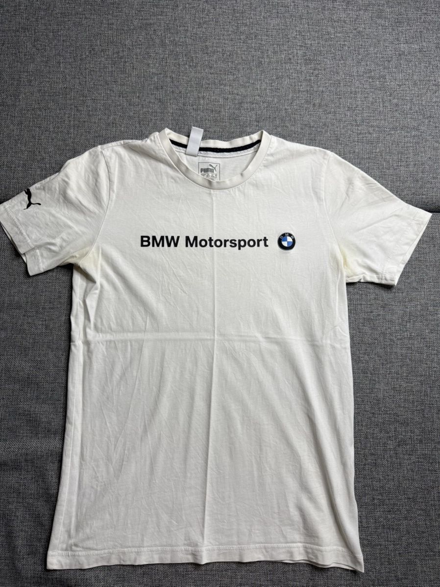 BMW × Puma Puma BMW Motorsport Big Logo white T-Shirt Size US S / EU 44-46 / 1 - 1 Thumbnail