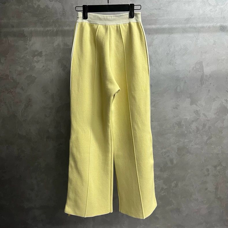 Louis Vuitton Louis Vuitton size s Yellow Solid Strap Straight Leg Slacks Size US 28 / EU 44 - 2 Thumbnail