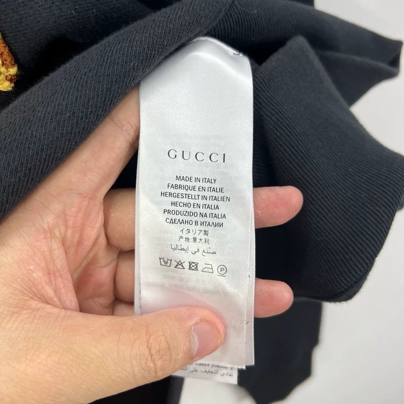 Gucci Gucci Black popular bear logo round-neck sweatshirt 2502-Ne Size US S / EU 44-46 / 1 - 4 Thumbnail