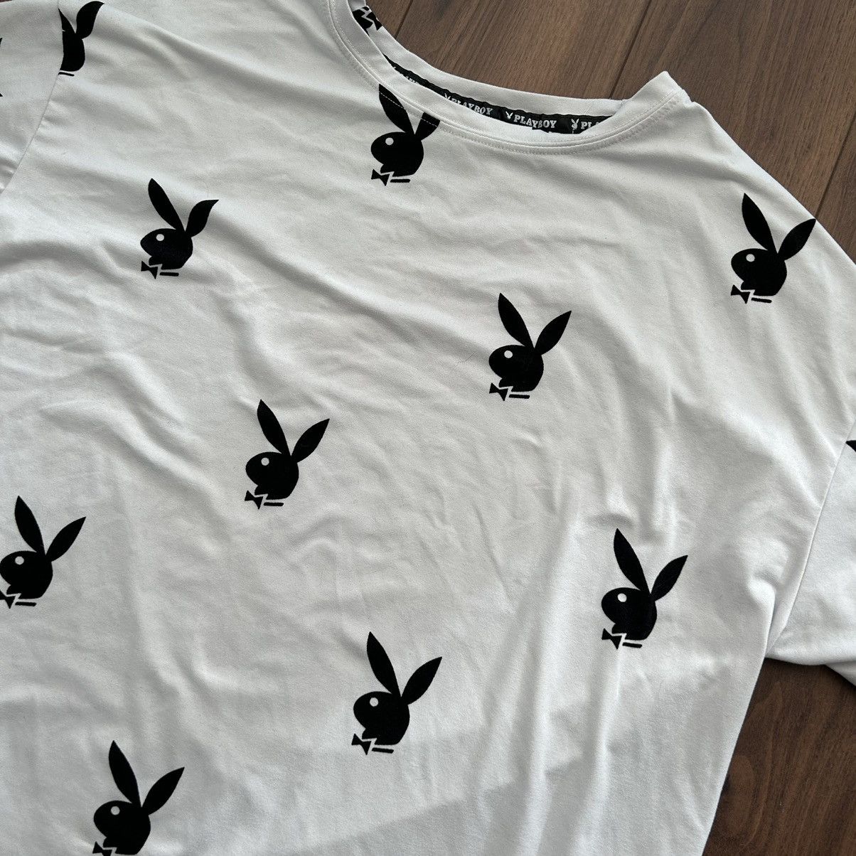 Playboy × Vintage VINTAGE PLAYBOY WHITE T-SHIRT Size US S / EU 44-46 / 1 - 2 Thumbnail