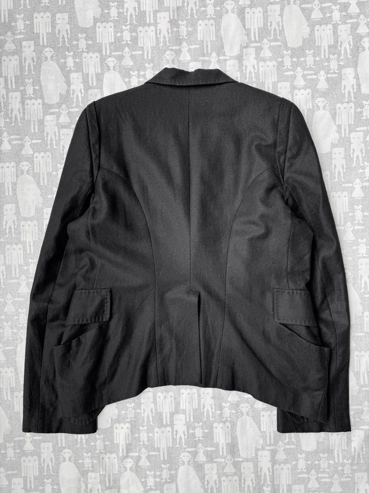 Ann Demeulemeester Ann Demeulemeester AW06 Asymmetrical Cropped Blazer Size US XS / EU 42 / 0 - 8 Thumbnail