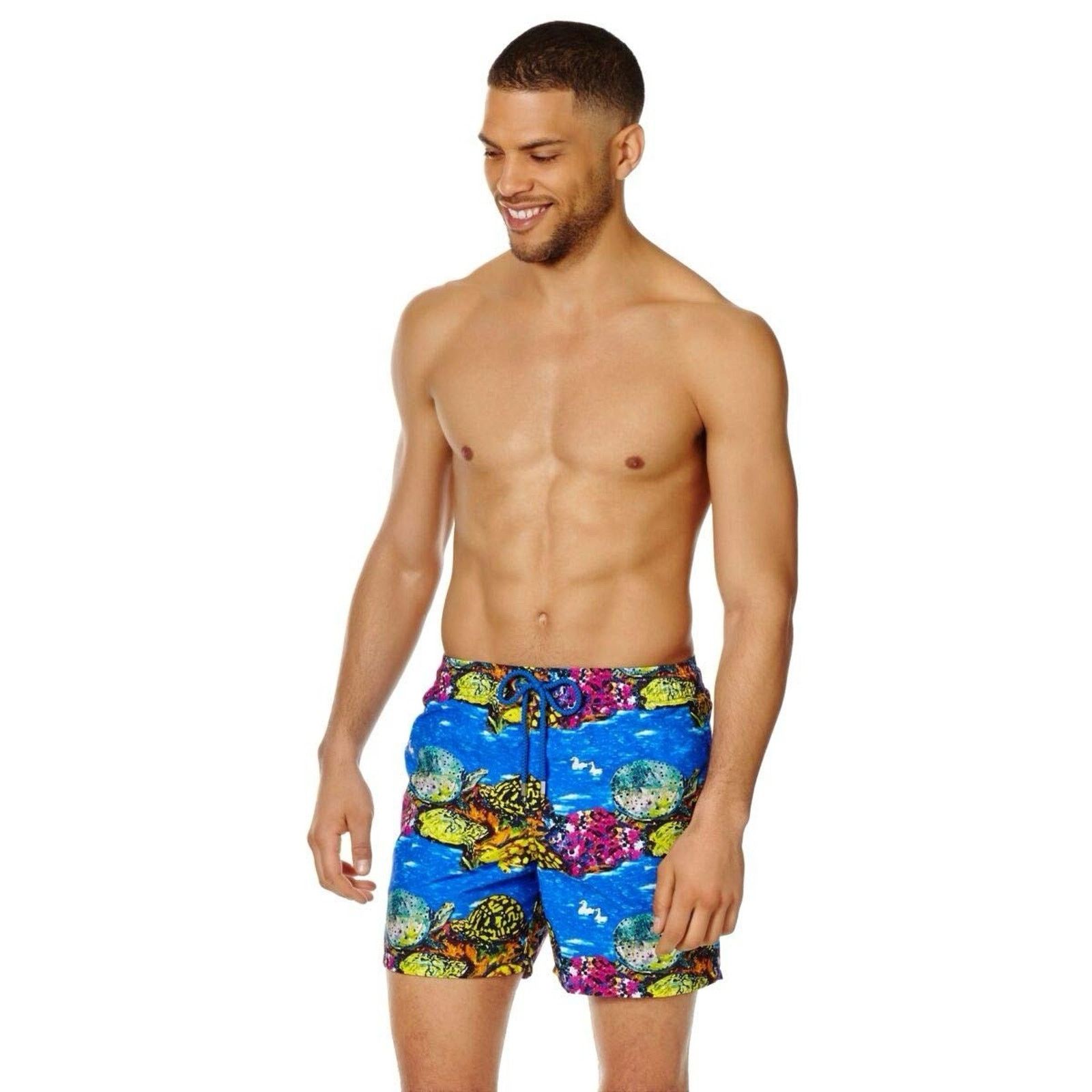 Vilebrequin Vilebrequin x Hunt Slonem (L) Swim Trunks Shorts Turtle Size US 30 / EU 46 - 1 Thumbnail