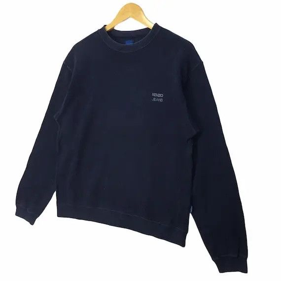 Kenzo Vtg KENZO PARIS JEANS Floral Crewneck Sweatshirt Pullover Size M / US 6-8 / IT 42-44 - 4 Thumbnail