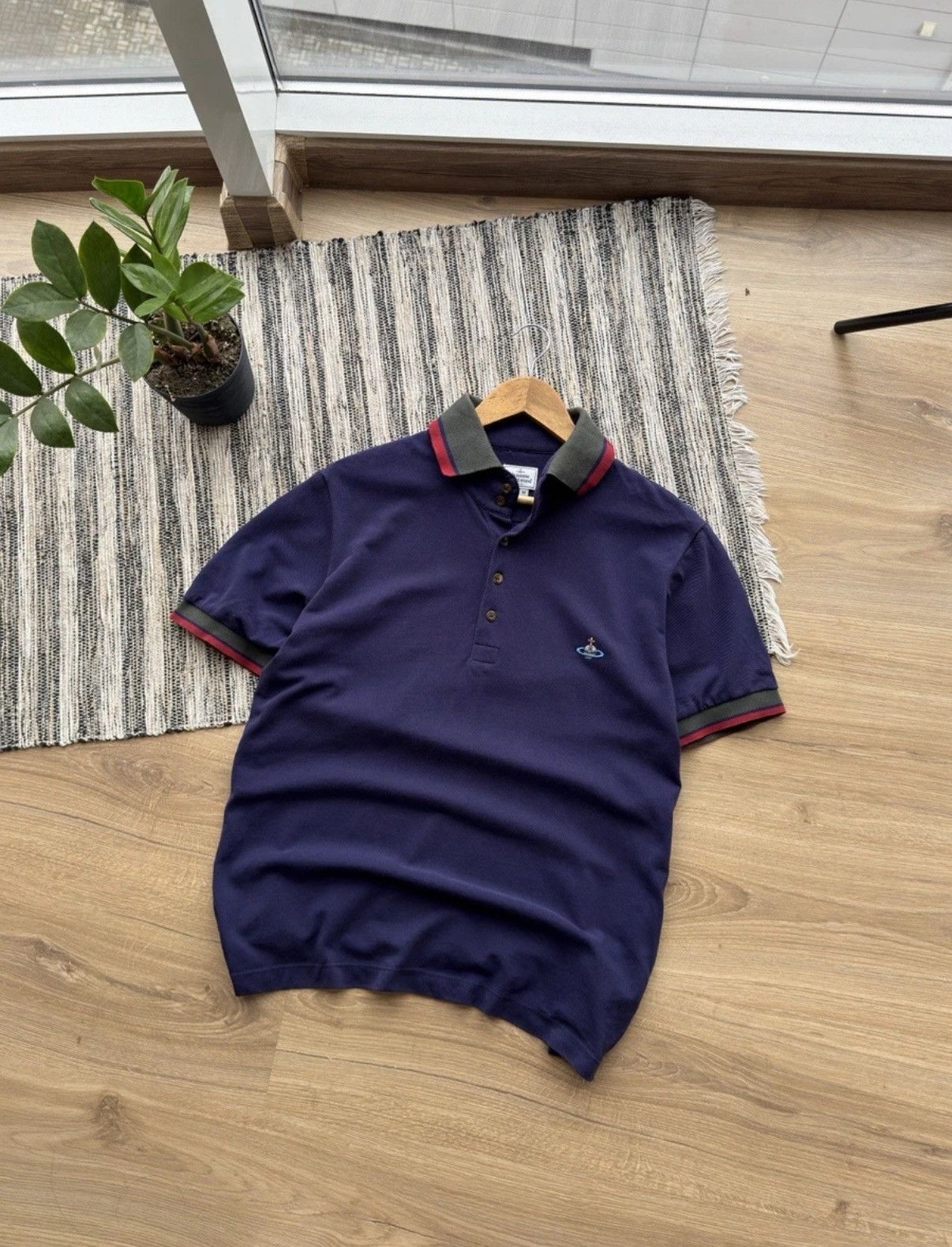 Vivienne Westwood Vivienne Westwood Vintage Classic Dark Blue Polo T-shirt Size US XL / EU 56 / 4 - 8 Thumbnail