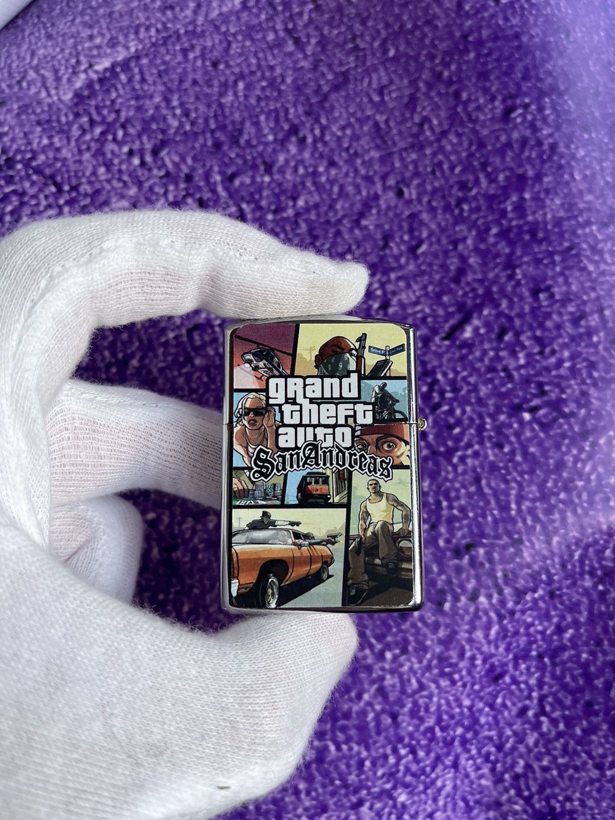 Vintage 00s Vintage WORK lighter two side GTA SAN Andreas Size ONE SIZE - 1 Thumbnail
