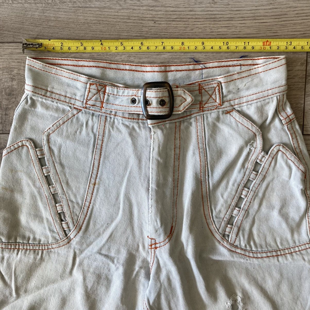 Other 1970s white denim braxton flared jeans Size 26" / US 2 / IT 38 - 8 Thumbnail