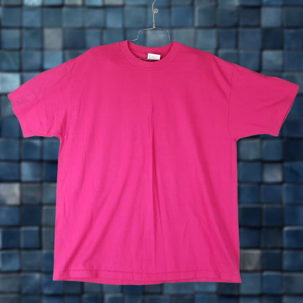 Hanes VINTAGE Hanes T-Shirt Unisex Adults XL Pink 2 Sided Graphic USA Caveman Drag 'er Inn Oregon Caveman USA Grunge Hip Hop Animals Dad Modern Casual Shirt Size US XL / EU 56 / 4 - 1 Thumbnail
