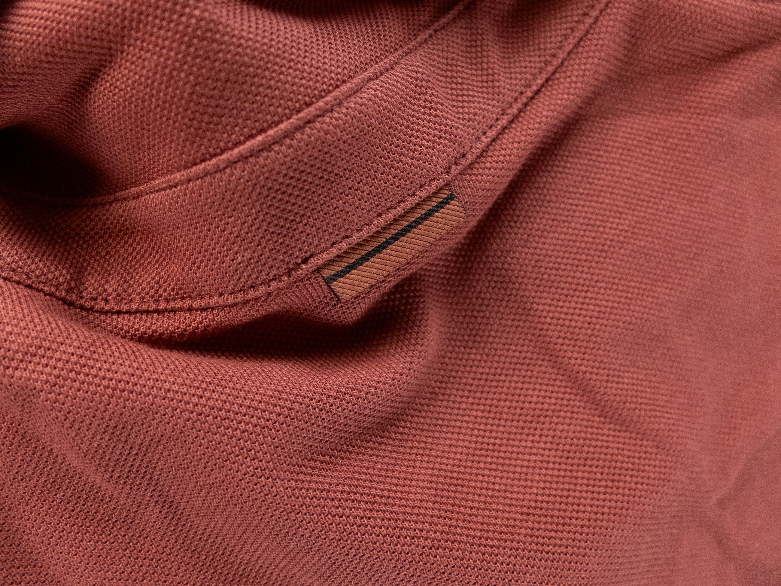 Ermenegildo Zegna ZEGNA solid brick red cotton polo shirt 50 Medium authentic Size US M / EU 48-50 / 2 - 12 Thumbnail