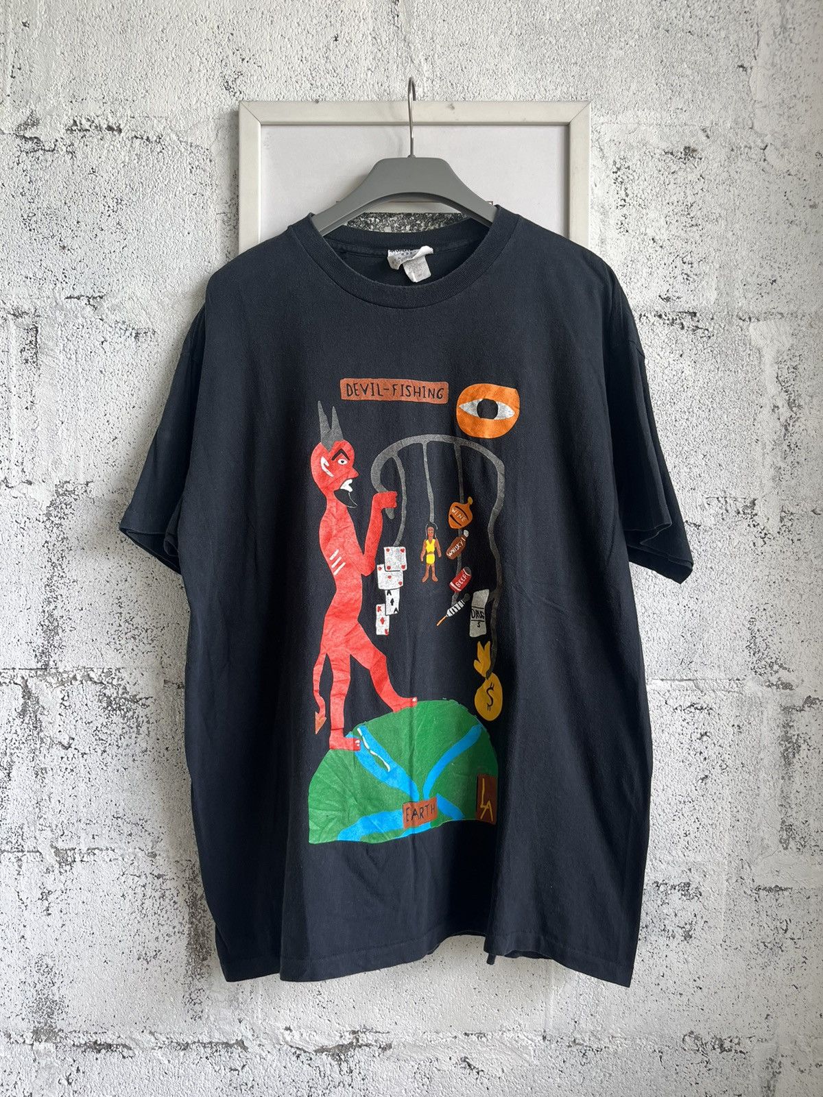 Art × Band Tees × Vintage Vintage DEVIL FISHING House of Blues 