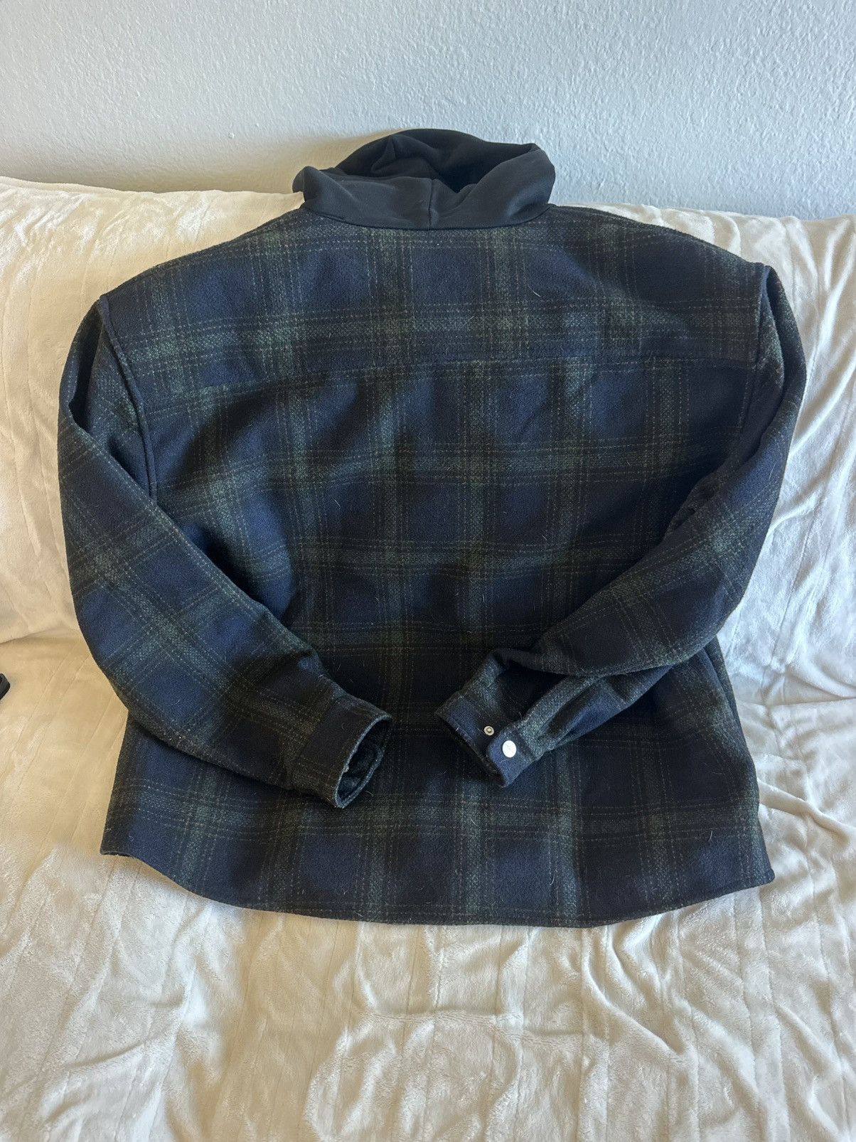 Other Club Paradise Streetwear Flannel Blue Grey Black Jacket Size US XL / EU 56 / 4 - 8 Thumbnail