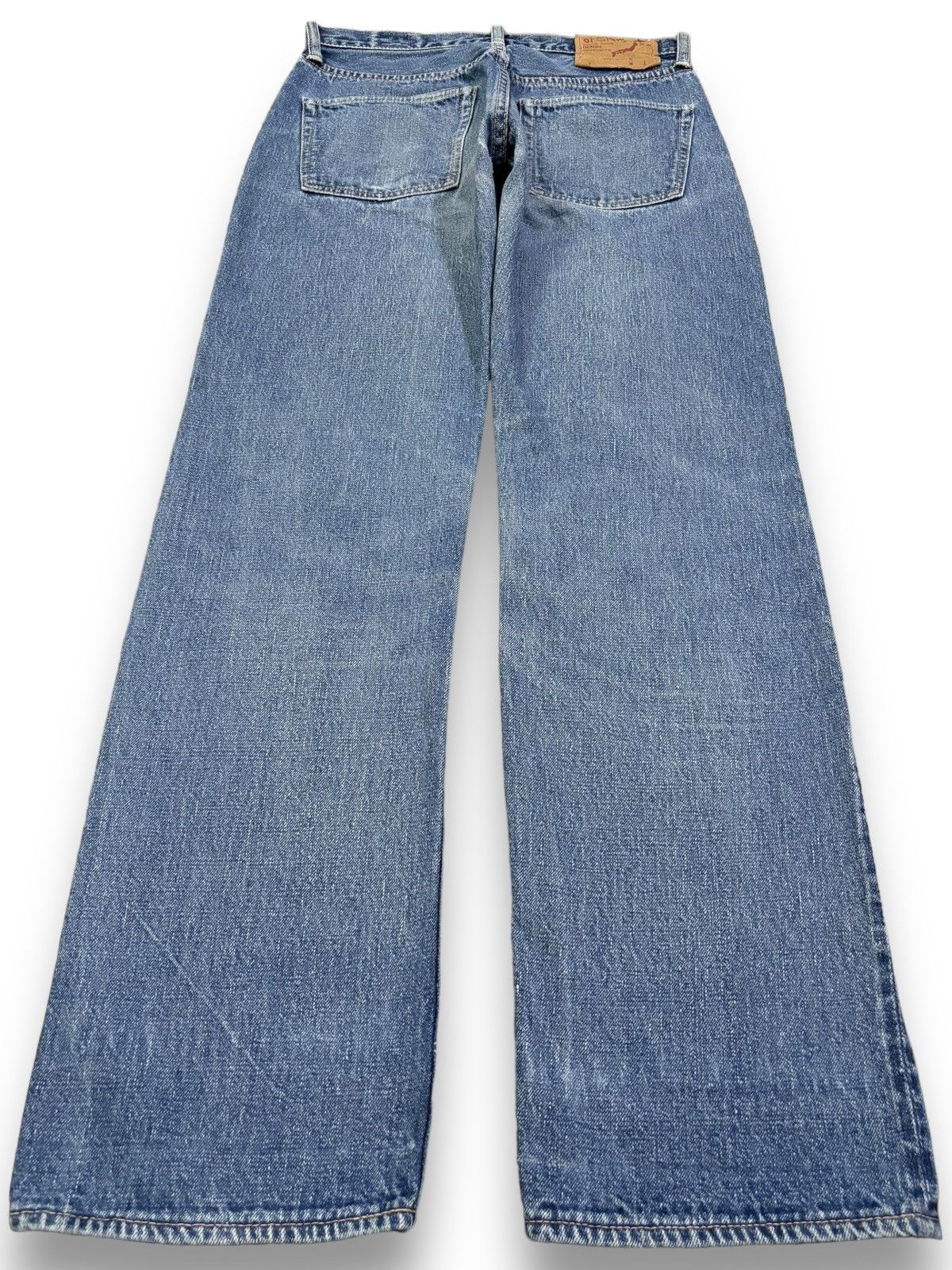 Orslow Vintage Y2K Orslow Selvedge Blue Faded Straight Leg Jeans Size US 28 / EU 44 - 3 Thumbnail