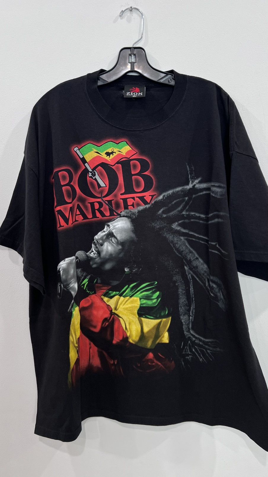 Bob Marley Big Print / Zion Tag / Size 2XL