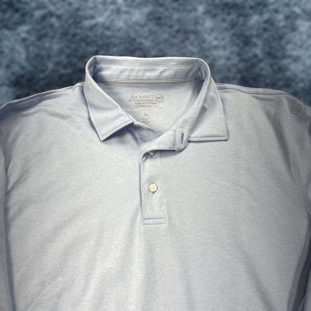 Vineyard Vines Vineyard Vines Polo Shirt Mens XL Blue Jim Nantz Golf Long Sleeve Stretch Polo Shirt Men XL Blue 90s Preppy Size US XL / EU 56 / 4 - 1 Thumbnail