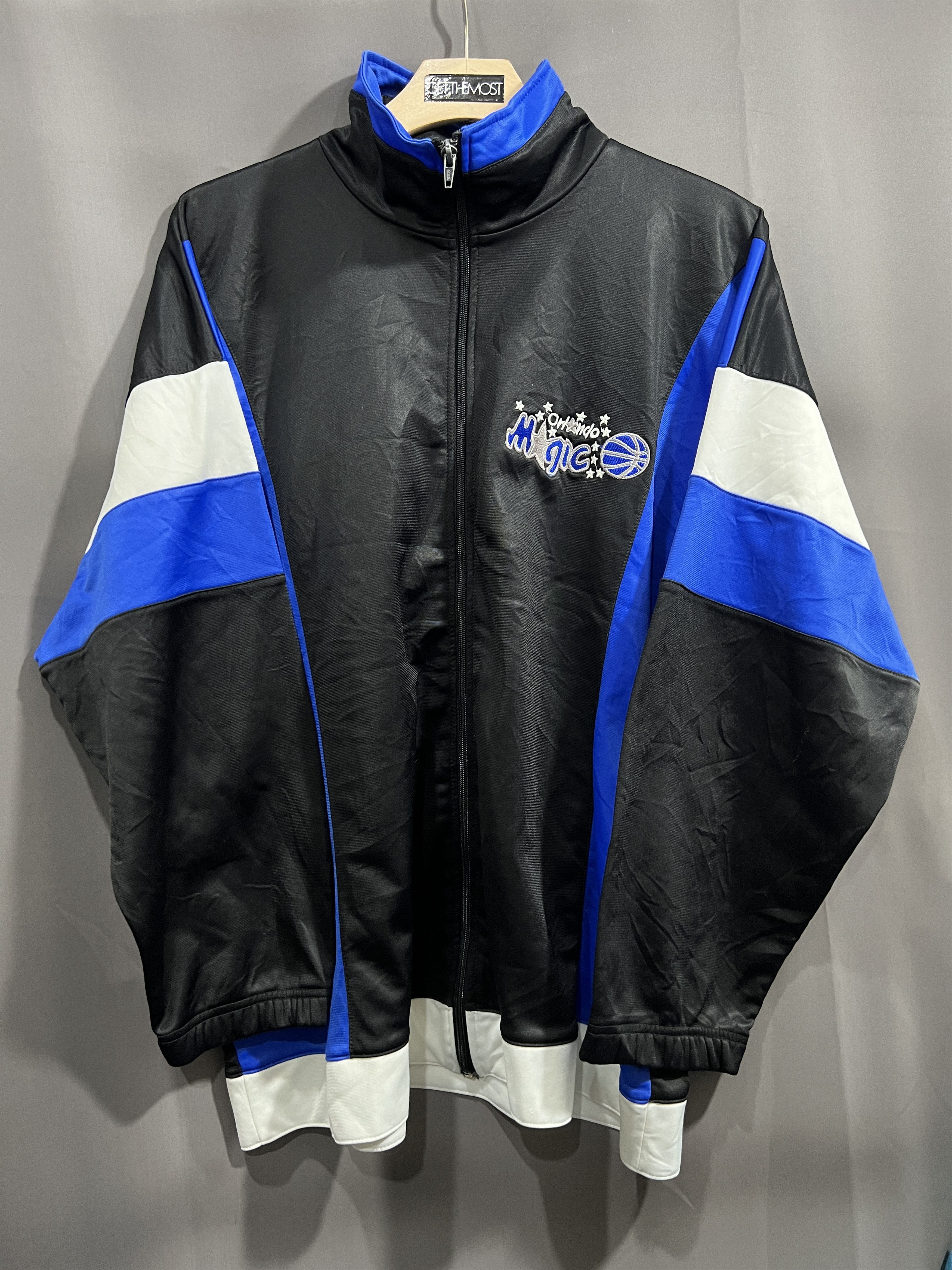 NBA VTG NBA Orlando Magic Embroidery Warm Up Jacket (L) JKA171 Size US L / EU 52-54 / 3 - 1 Thumbnail