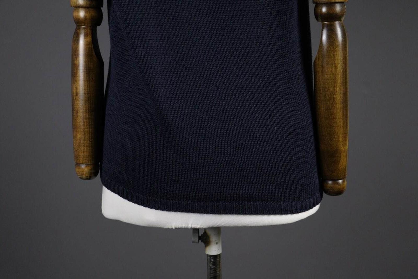 Designer Rolofs Linea Donna Distressed Chunky Knit Sweater Size M Size M / US 6-8 / IT 42-44 - 6 Thumbnail