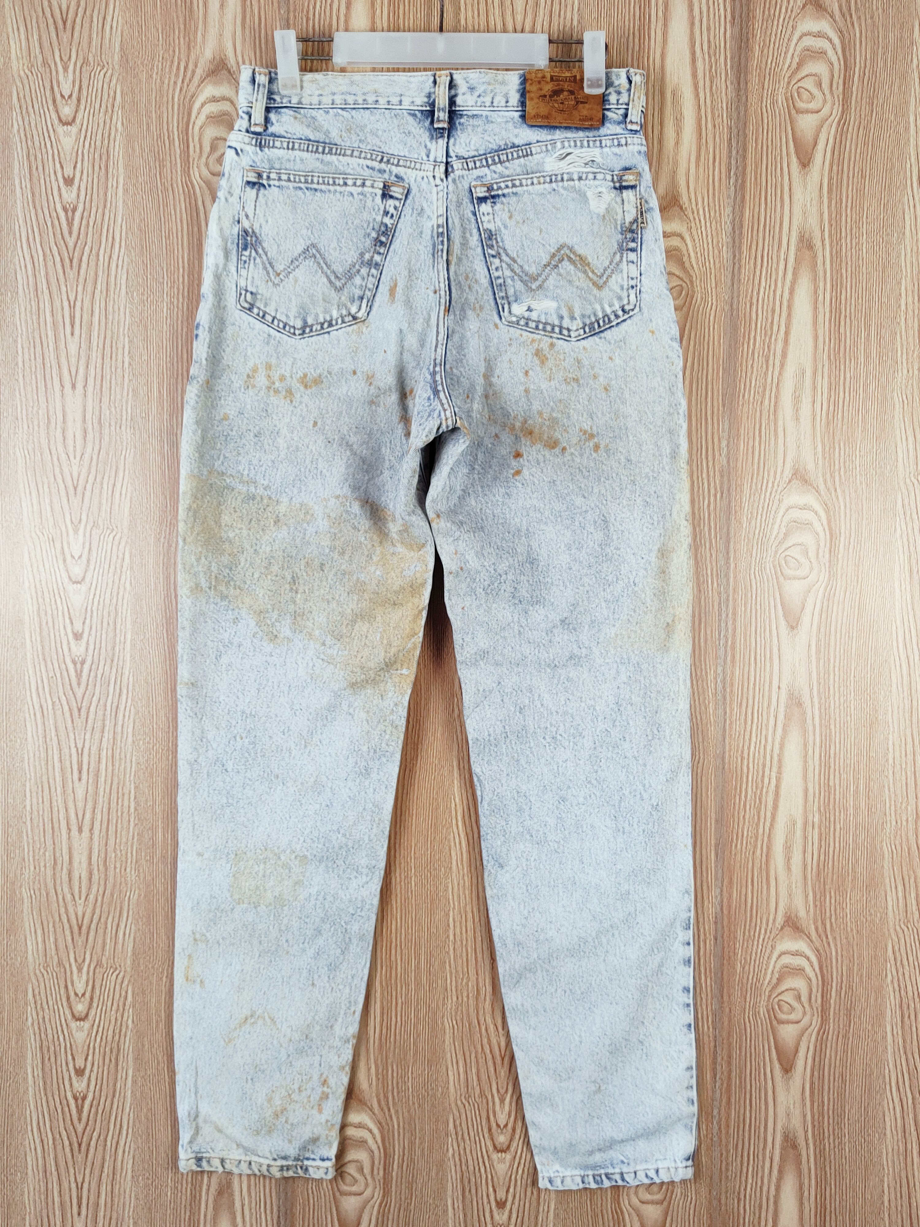 Edwin Edwin vintage Blue Distressed Ripped Jeans #W602 Size 30" / US 8 / IT 44 - 7 Thumbnail