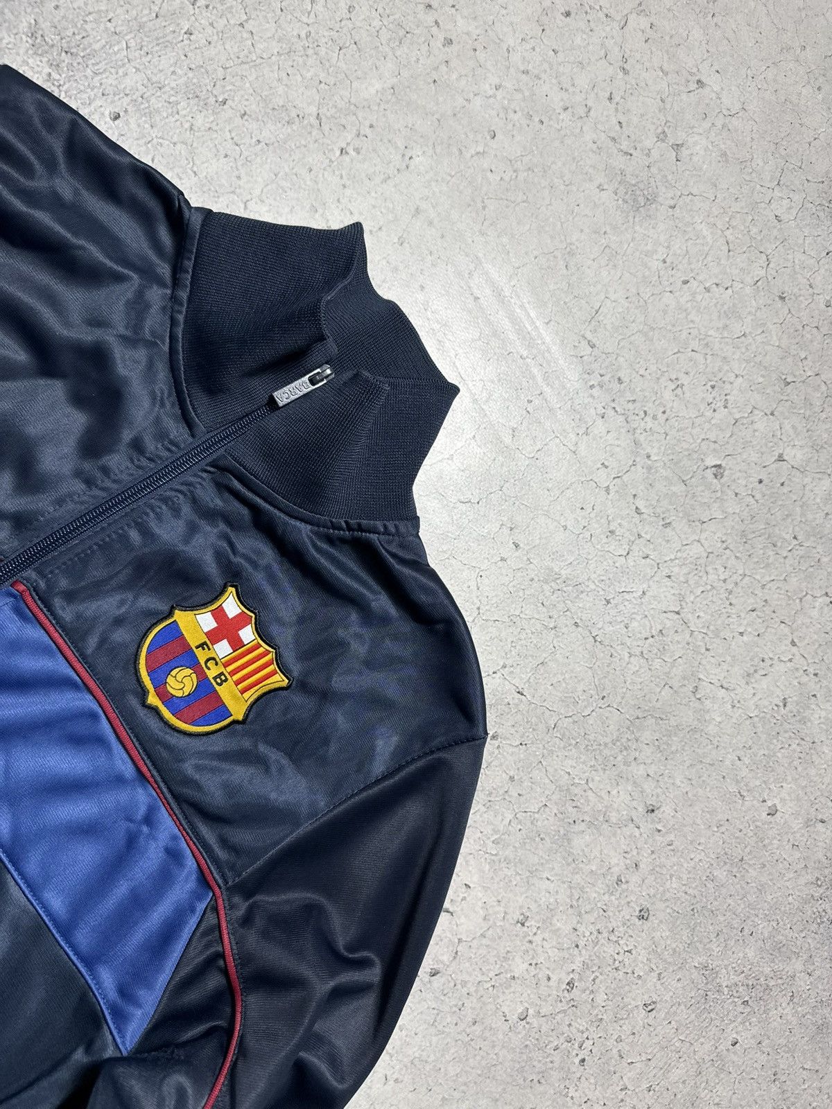 Vintage Barcelona FC Vintage Track Jacket Size S Football Size US S / EU 44-46 / 1 - 4 Thumbnail