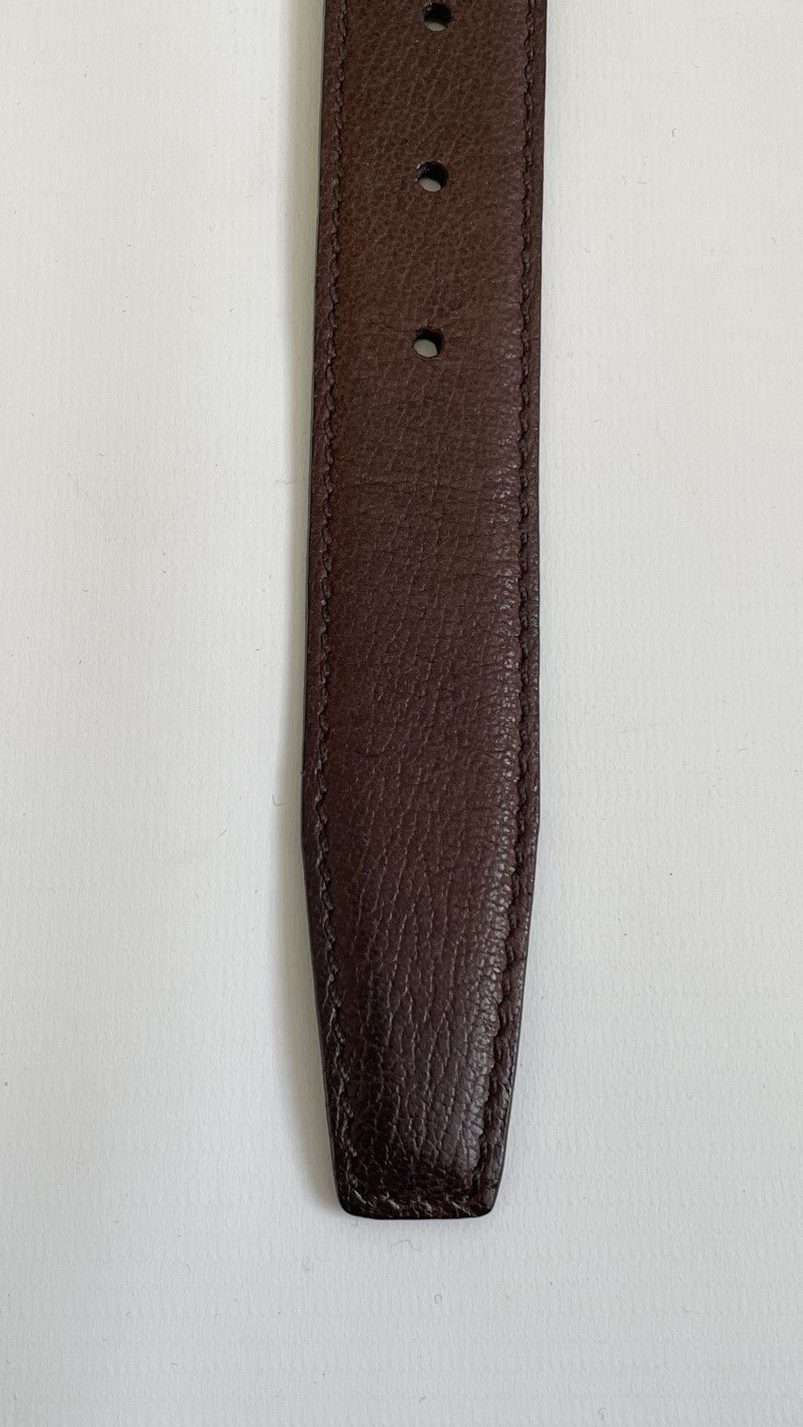 Prada Brown Leather Croc Western Buckle Belt Size 32 - 15 Thumbnail