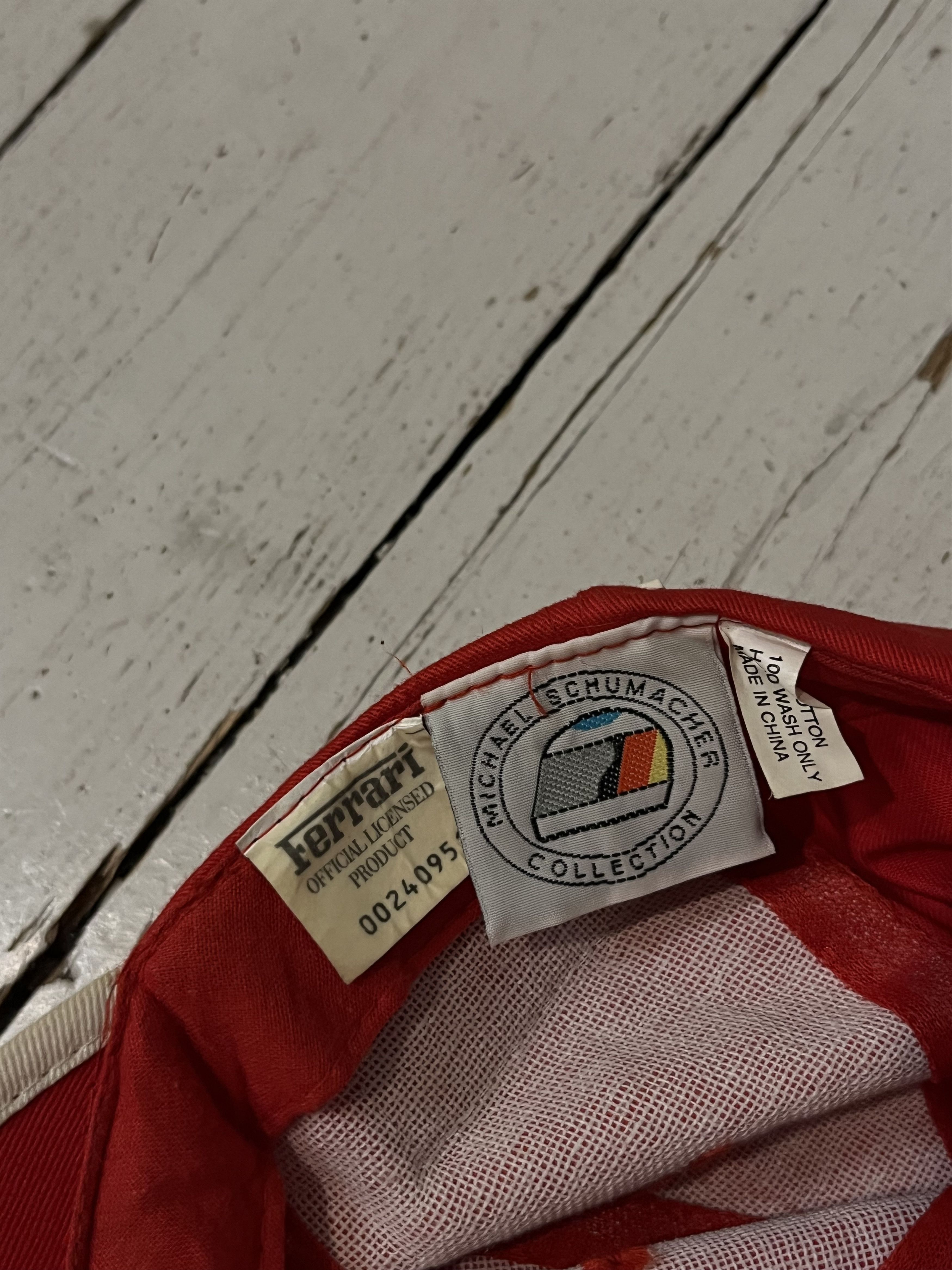 Ferrari × Vintage 00s Dekra Michael Schumacher F1 World Champion Cap Ferrari Size ONE SIZE - 6 Thumbnail