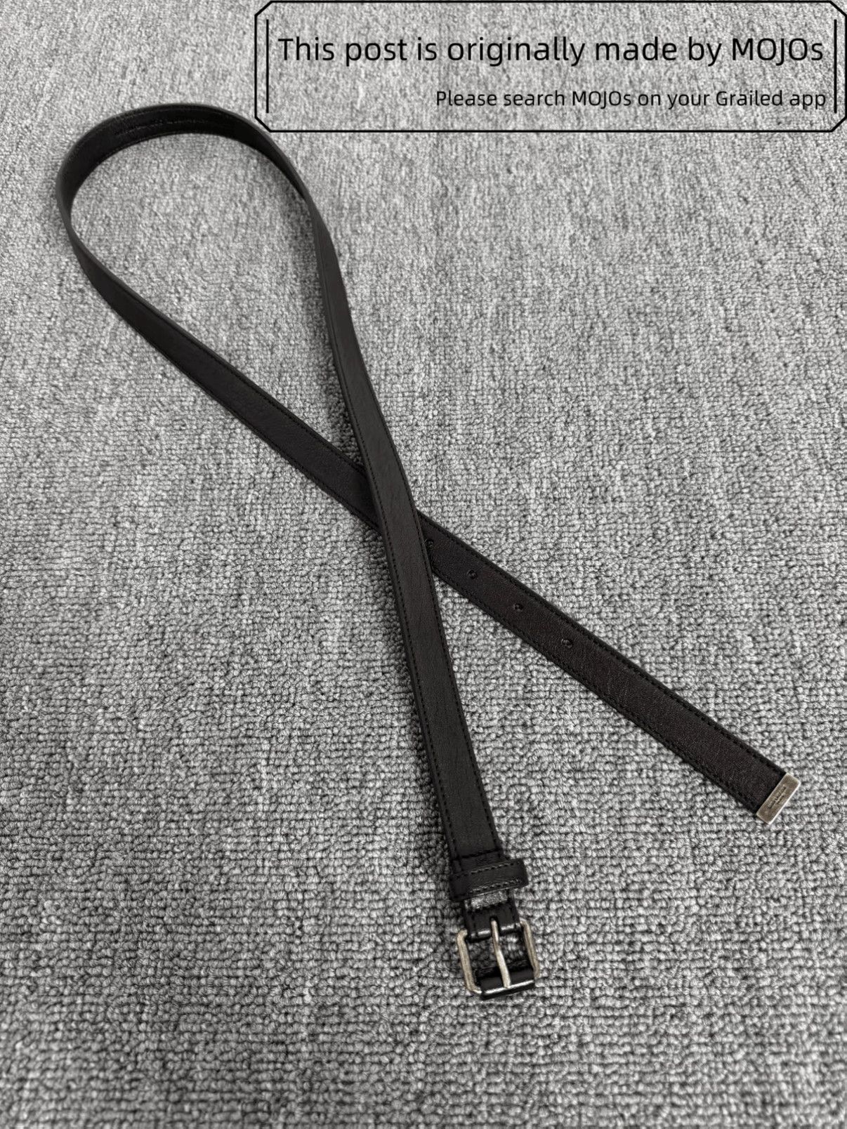 Saint Laurent Paris Sz 95 Saint Laurent Paris 17SS Plain Buckle Belt mojos55 Size ONE SIZE - 1 Thumbnail