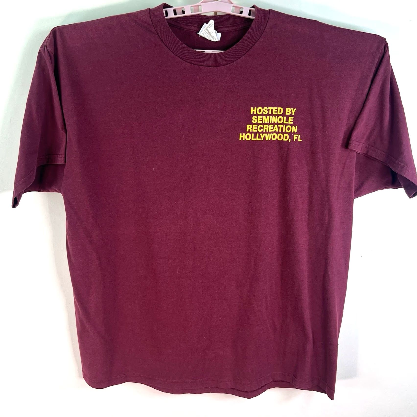 Jerzees VINTAGE VTG 2000 NSA Girls Fastpitch World Series T-Shirt 2X Jerzees Adult Red Seminole Size US XXL / EU 58 / 5 - 2 Thumbnail