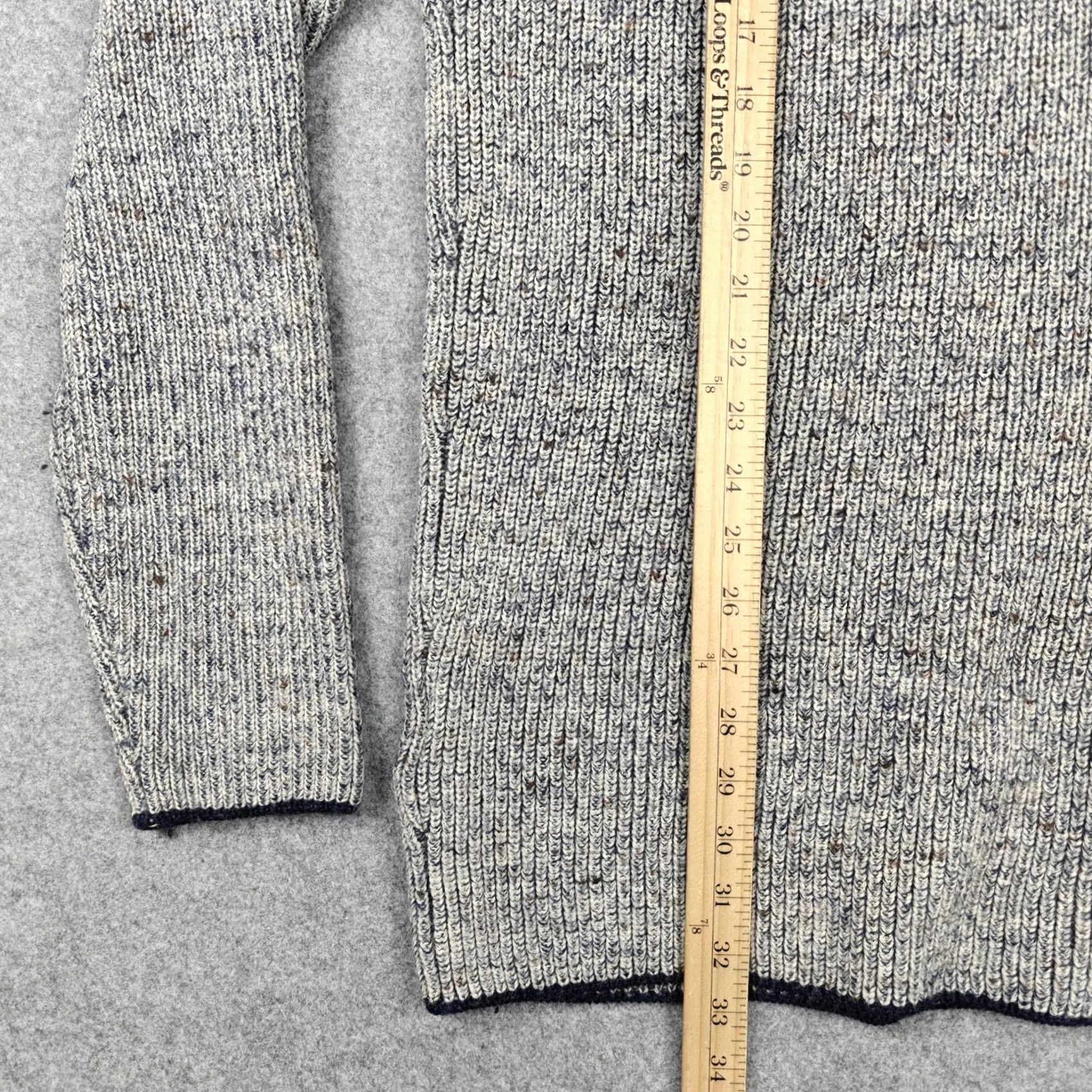 Rodd & Gunn Rodd & Gunn Sweater Mens 3XL Gray 1/4 Zip Mock Neck Pure Wool Knit Pullover Size US XXL / EU 58 / 5 - 7 Thumbnail