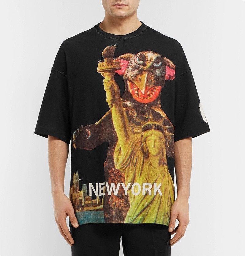 Jun Takahashi × Undercover Undercover - Oversized “New York” Print Cotton-Jersey TShirt Size US M / EU 48-50 / 2 - 4 Thumbnail