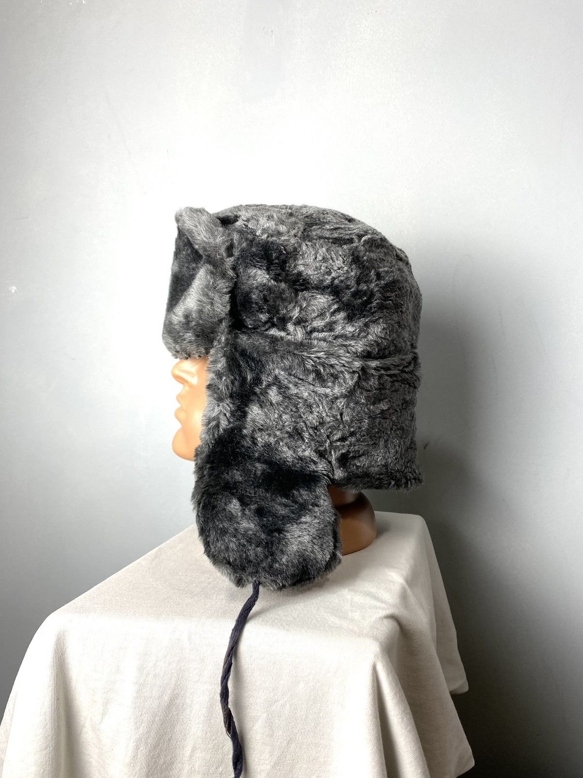 Vintage Vintage 70-80s Fur Ushanka USSR Beanie Mohair Hype American Size ONE SIZE - 3 Thumbnail