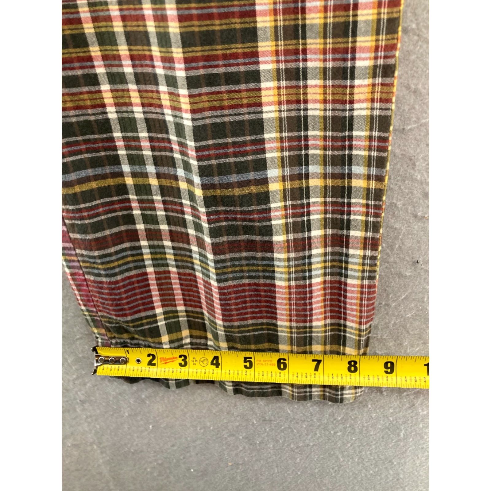 Tommy Hilfiger Tommy Hilfiger Womens Pants 6 Plaid Ankle Wide-Leg City 90s Casual Formal Business Size 28" / US 6 / IT 42 - 6 Thumbnail