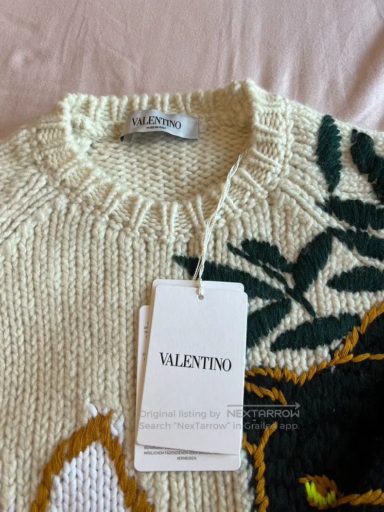 Valentino Valentino Women's knitted intarsia pullover Size S / US 4 / IT 40 - 5 Thumbnail