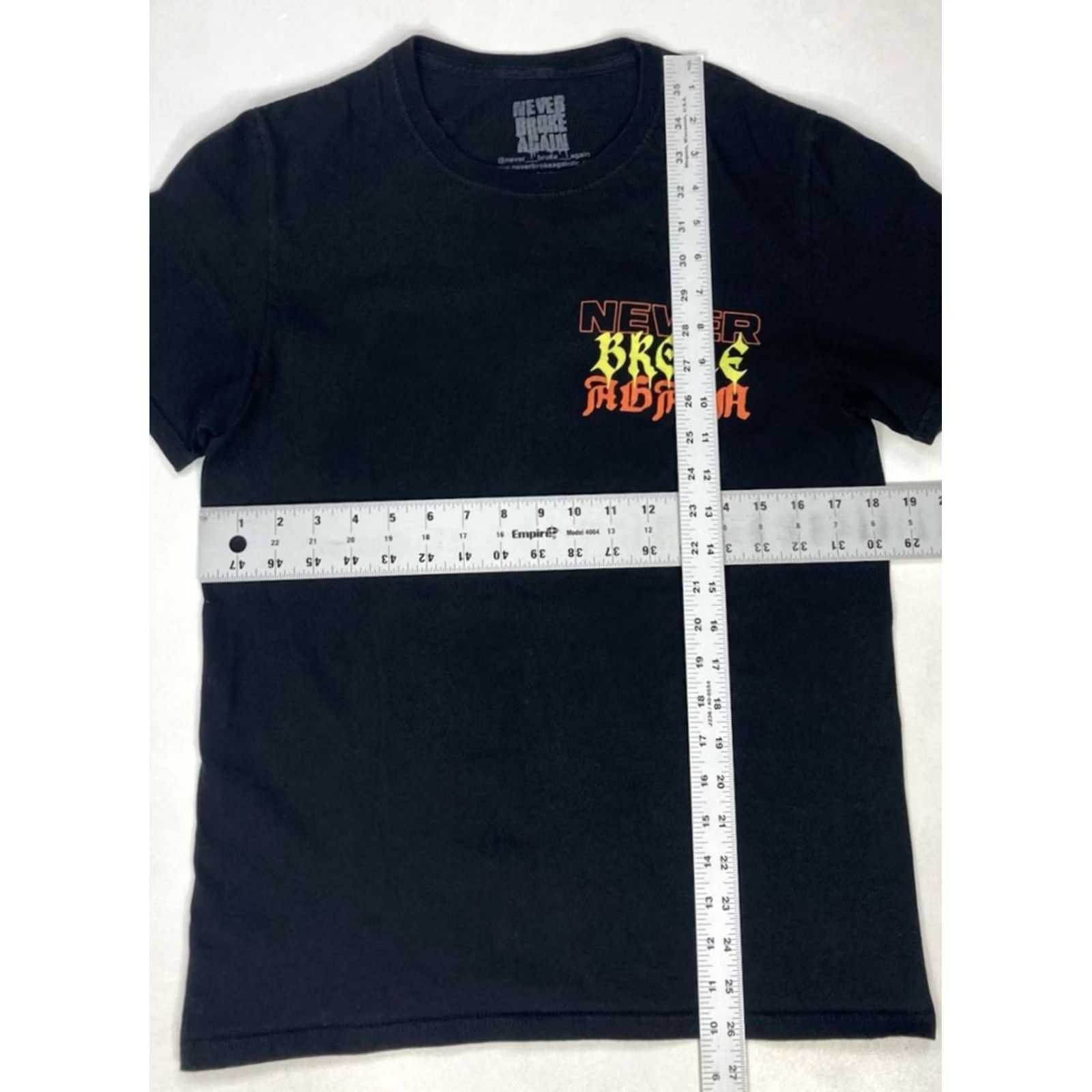 Vintage Never Broke Again Slime Mentality Graphic T-shirt Women Medium Black Music Hip Hop Shirt Size M / US 6-8 / IT 42-44 - 6 Thumbnail